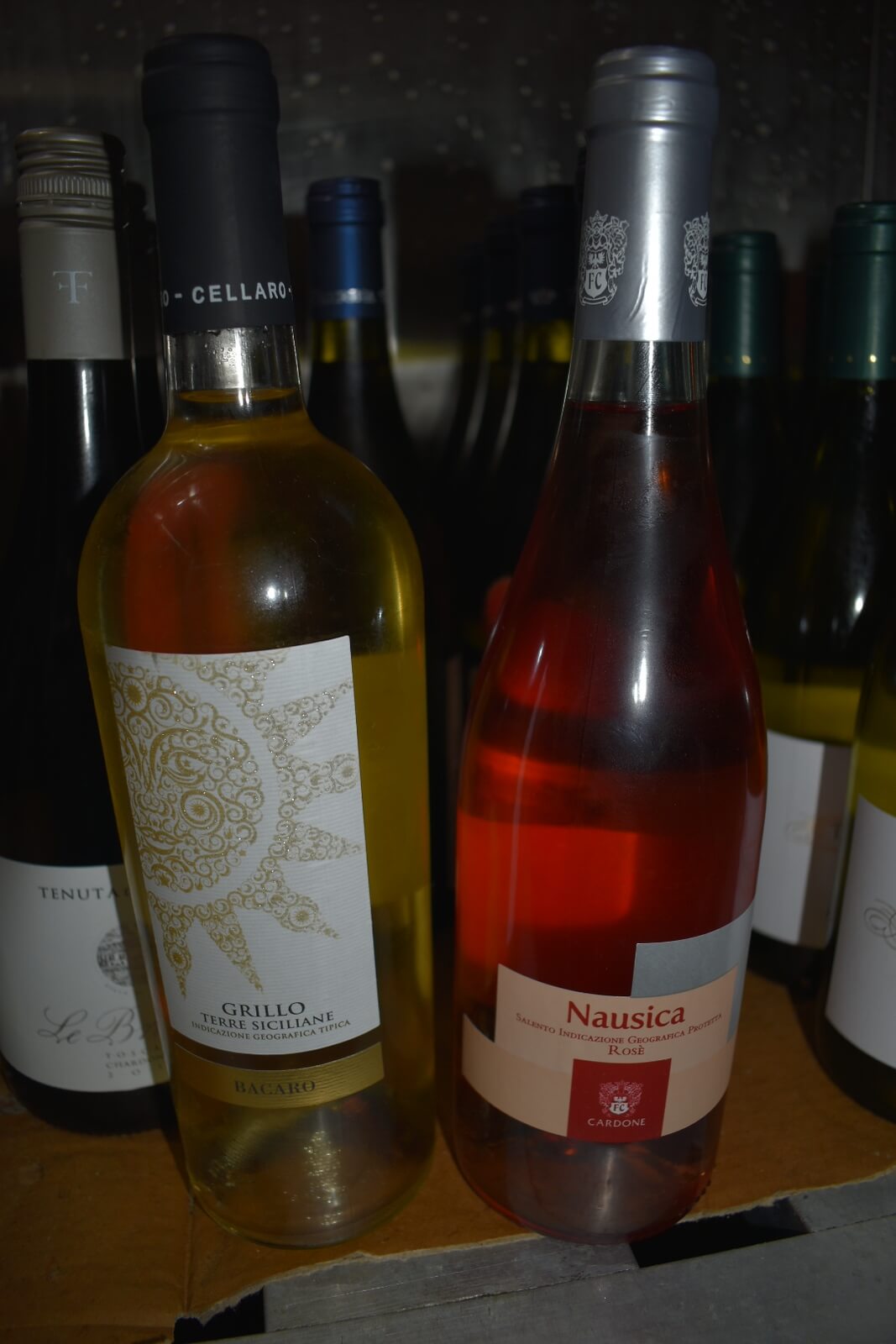 Bottles of wine available for purchase